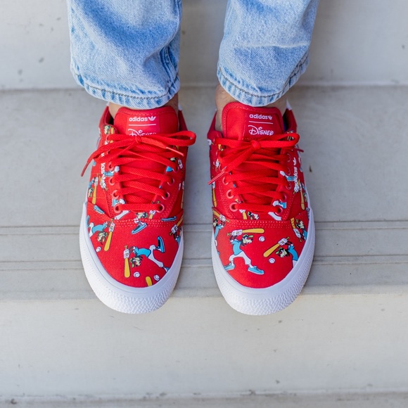 adidas Other - Adidas Disney Sport Goofy Red Shoes